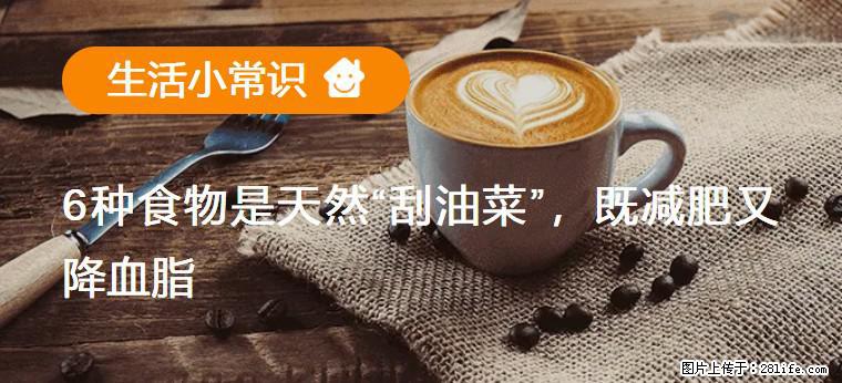 【生活小常识】6种食物是天然“刮油菜”，既减肥又降血脂 - 攀枝花生活资讯 - 攀枝花28生活网 panzhihua.28life.com